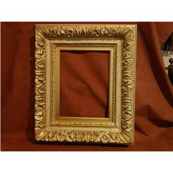 Stunning Cream and Gold with Green Patina Old #1122326