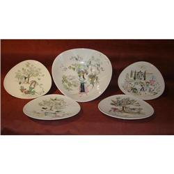 Rosenthal Hand Painted Dessert Service #1122329