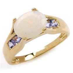 Opal and Tanzanite Ring #1122336