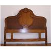 Image 1 : Queen Size Cherry mid-century fancy headboard  #1122373