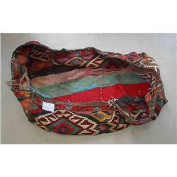 Older S/A Kurdish Baby cradle- Mafrash kilim #1122387