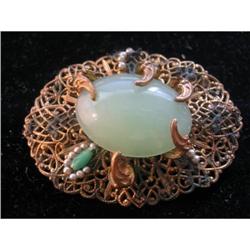 Miriam Haskell A-Symmetrical Brooch  #1123460