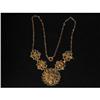 Image 1 : Edwardian  Brass Open-Work Necklace #1123461
