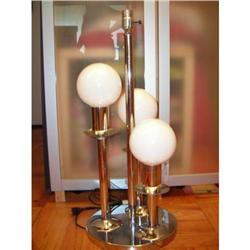 60s Atomic Chrome Lamp #1123486