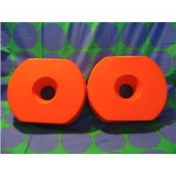 Mod 1960?s Orange Vases #1123489