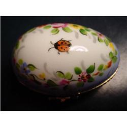 Authentic Egg hand painted Limoges box trinket #1123503