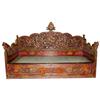 Image 1 : Painted Colourful Pattern Tibeten Wood Bench #1123709