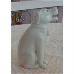 Early  20th Century Japanese Porcelain Dog #1123899