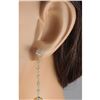 Image 3 : 2.05 CTW Natural Diamond Earrings In 14K Yellow Gold