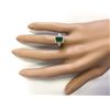Image 4 : 2.05 CTW Natural Emerald And Diamond Ring In 18K Yellow Gold