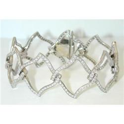 942 SALAVETTI 18KW Gold Diamond Bracelet