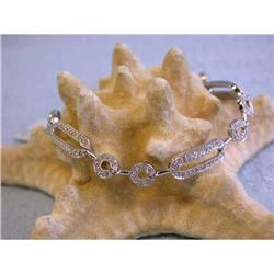 5209 18k White Gold Diamond Bracelet