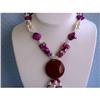 Image 1 : 5219 Gemstones and Pearl Necklace