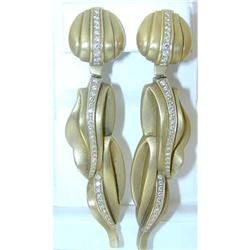 2438 B.KIESELSTEIN-CORD 18K Gold Earrings w/Dia