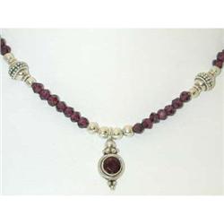 916 Silver Tourmaline beads Necklace