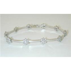 3372 CRAIG DRAKE 18K White Gold Diamonds Bracelet
