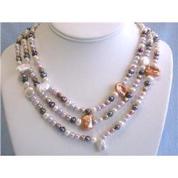 5279 Pearl and Mother of Pearl Necklace