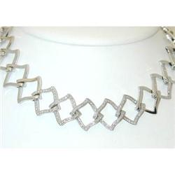 3922 SALAVETTI 18KW Gold Diamond Necklace