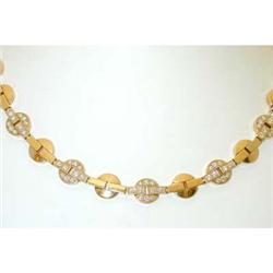 5540 CARTIER PARIS 18K Gold Diamonds Necklace