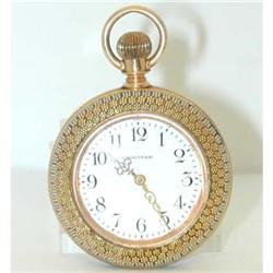 2736 Antique WALTHAM 14k Gold Pocket Watch