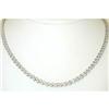 Image 1 : 5604 18KW Gold Diamonds Necklace