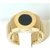 Image 1 : 5261 BVLGARI 18K Gold Ring w/ Black Enamel