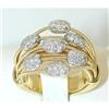 Image 1 : 7201 SALAVETTI 18K 2 Tone Gold Diamonds Ring