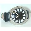Image 1 : 7212 VISAGE Stainless steel Diamond Watch w/Leather Ban