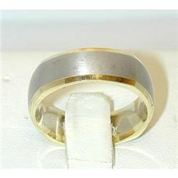 7255 ARTCARVED 14K 2 Tone Gold Ring