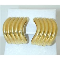 1944 TIFFANY & CO. 18K Gold Earrings