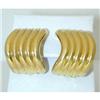 Image 1 : 1944 TIFFANY & CO. 18K Gold Earrings