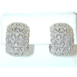 4038 14KW Gold Diamond Earrings