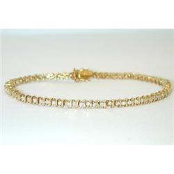 4937 14k Gold Diamond Bracelet