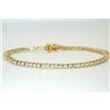 Image 1 : 4937 14k Gold Diamond Bracelet