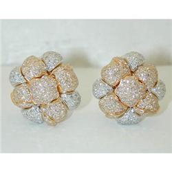 2262 SALAVETTI 18k TT Gold Diamond Earrings