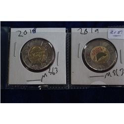 Canada Two Dollar Coins (2)