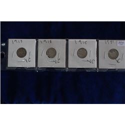 Canada Five Cent Coins (4)