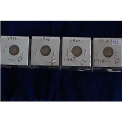 Canada Five Cent Coins (4)