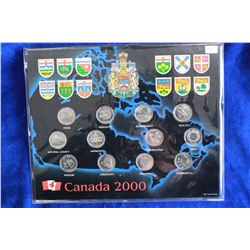 Canada Twenty-five Cent Coins (12)