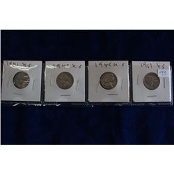 U.S.A. Five Cent Coins (4)