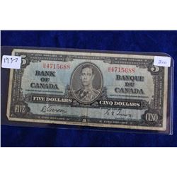 Canada Five Dollar Bill (1)