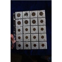 Canada One Cent Coins (20)