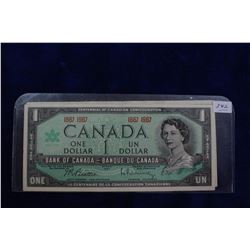 Canada One Dollar Bills (2)