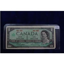 Canada One Dollar Bills (2)