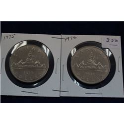 Canada One Dollar Coins (2)