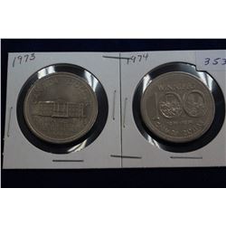 Canada One Dollar Coins (2)