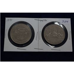 Canada One Dollar Coins (2)