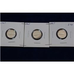 Canada Ten Cent Coins (3)