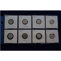 Canada Ten Cent Coins (8)