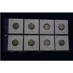 Canada Ten Cent Coins (8)